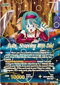 Bulla // Bulla, Shopping With Dad (SLR) - Fearsome Rivals - Dragon Ball Super: Masters card