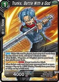 Trunks, Battle With a God - Fearsome Rivals - Dragon Ball Super: Masters card