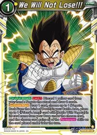We Will Not Lose!!! - Fearsome Rivals - Dragon Ball Super: Masters card