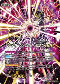 Goku Black // SS Rose Goku Black, Future of Despair (SLR) - Fearsome Rivals - Dragon Ball Super: Masters card