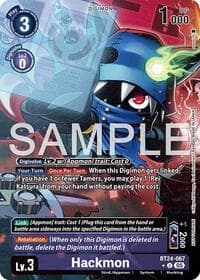 Hackmon (Box Topper) - Time Stranger - Digimon Card Game card