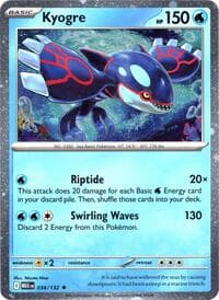 Kyogre (Cosmos Holo) - Miscellaneous Cards & Products - Pokemon card