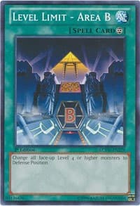 Level Limit - Area B - Legendary Collection 3: Yugi's World - YuGiOh card