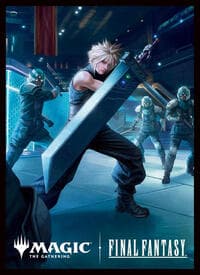 Magic: The Gathering Player's Card Sleeve - FINAL FANTASY - Secret Lair Drop - Cloud's Buster Sword MFS-39 (80-Pack) - Ensky Card Sleeves - Card Sleeves card