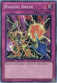 Raigeki Break - Legendary Collection 3: Yugi's World - YuGiOh card
