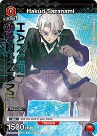 Hakuri Sazanami - Union Arena Promotion Cards - Union Arena card
