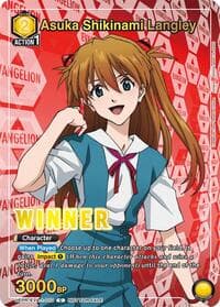 Asuka Shikinami Langley (Winner) - Union Arena Promotion Cards - Union Arena card