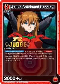 Asuka Shikinami Langley (Judge Pack) - Union Arena Promotion Cards - Union Arena card
