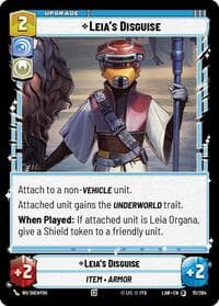 Leia's Disguise - A Lawless Time - Star Wars: Unlimited card