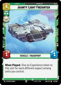 Jaunty Light Frieghter - A Lawless Time - Star Wars: Unlimited card