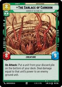 The Sarlacc of Carkoon - Horror of the Dune Sea - A Lawless Time - Star Wars: Unlimited card