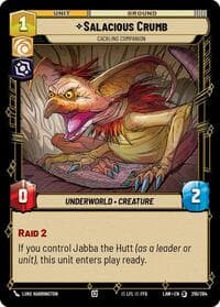 Salacious Crumb - Cackling Companion - A Lawless Time - Star Wars: Unlimited card