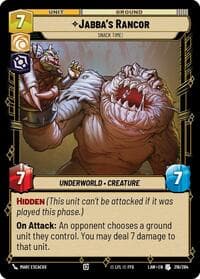 Jabba's Rancor - Snack Time! - A Lawless Time - Star Wars: Unlimited card