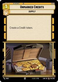 Unmarked Credits - A Lawless Time - Star Wars: Unlimited card