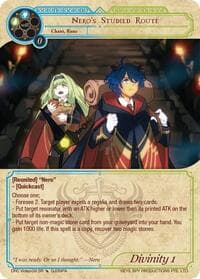 Nero's Studied Route - Descent into the Raven's Catacombs - Force of Will card