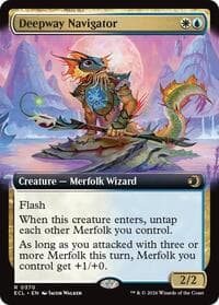 Deepway Navigator (Extended Art) - Lorwyn Eclipsed - Magic: The Gathering card