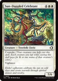 Sun-Dappled Celebrant - Lorwyn Eclipsed - Magic: The Gathering card