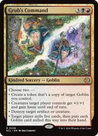 Grub's Command - Lorwyn Eclipsed - Magic: The Gathering card