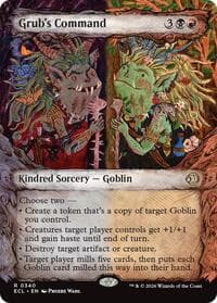 Grub's Command (Showcase) - Lorwyn Eclipsed - Magic: The Gathering card