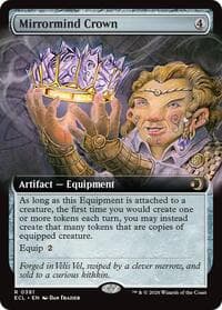 Mirrormind Crown (Extended Art) - Lorwyn Eclipsed - Magic: The Gathering card