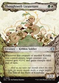 Thoughtweft Lieutenant (Showcase) - Lorwyn Eclipsed - Magic: The Gathering card