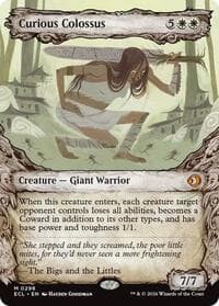 Curious Colossus (Showcase) - Lorwyn Eclipsed - Magic: The Gathering card