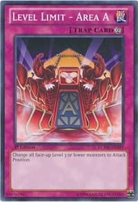 Level Limit - Area A - Legendary Collection 3: Yugi's World - YuGiOh card