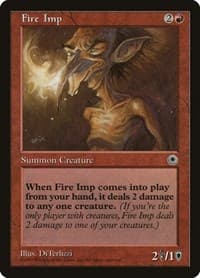 Fire Imp - Portal - Magic: The Gathering card