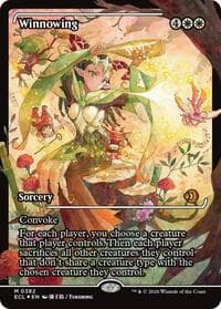 Winnowing (Showcase) - Lorwyn Eclipsed - Magic: The Gathering card