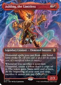 Ashling, the Limitless (Borderless) - Commander: Lorwyn Eclipsed - Magic: The Gathering card