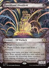 Dawnhand Dissident (Showcase) - Lorwyn Eclipsed - Magic: The Gathering card