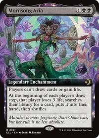 Mornsong Aria (Extended Art) - Lorwyn Eclipsed - Magic: The Gathering card