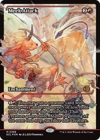 Meek Attack (0388) (Showcase) - Lorwyn Eclipsed - Magic: The Gathering card