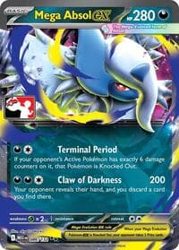 Mega Absol ex - Prize Pack Series Cards - Pokemon card