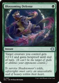 Blossoming Defense - Lorwyn Eclipsed - Magic: The Gathering card