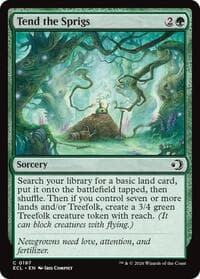 Tend the Sprigs - Lorwyn Eclipsed - Magic: The Gathering card