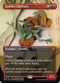 Goblin Chieftain (Borderless) - Special Guests - Magic: The Gathering card