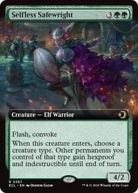 Selfless Safewright (Extended Art) - Lorwyn Eclipsed - Magic: The Gathering card