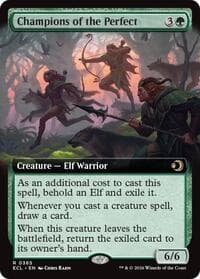 Champions of the Perfect (Extended Art) - Lorwyn Eclipsed - Magic: The Gathering card