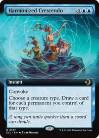 Harmonized Crescendo (Extended Art) - Lorwyn Eclipsed - Magic: The Gathering card