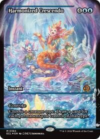 Harmonized Crescendo (0384) (Showcase) - Lorwyn Eclipsed - Magic: The Gathering card
