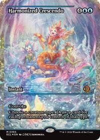 Harmonized Crescendo (0394) (Showcase) (Fracture Foil) - Lorwyn Eclipsed - Magic: The Gathering card