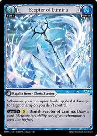 Scepter of Lumina (001B) - Proxia's Vault - Grand Archive TCG card