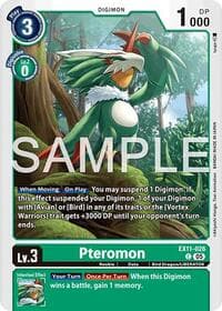Pteromon - Dawn of Liberator - Digimon Card Game card