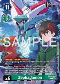 Zephagamon (Alternate Art) - Dawn of Liberator - Digimon Card Game card