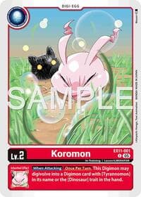 Koromon - Dawn of Liberator - Digimon Card Game card