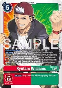 Ryutaro Williams - Dawn of Liberator - Digimon Card Game card
