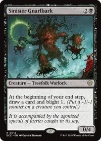 Sinister Gnarlbark - Commander: Lorwyn Eclipsed - Magic: The Gathering card