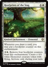 Hoofprints of the Stag - Commander: Lorwyn Eclipsed - Magic: The Gathering card