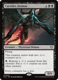 Carnifex Demon - Commander: Lorwyn Eclipsed - Magic: The Gathering card